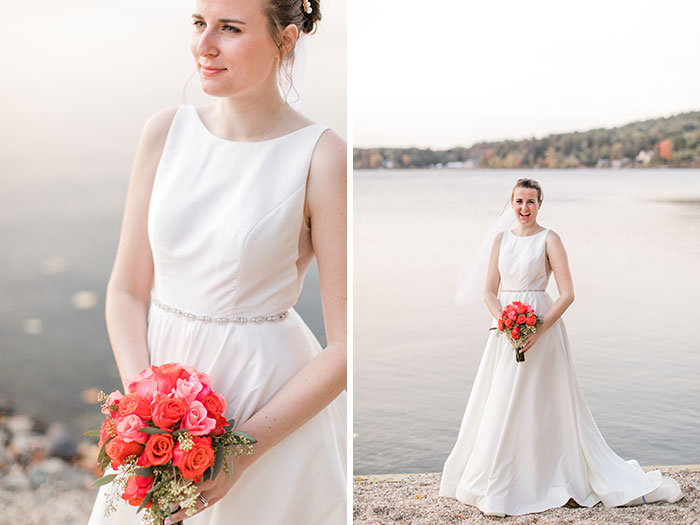 copake lake wedding bride